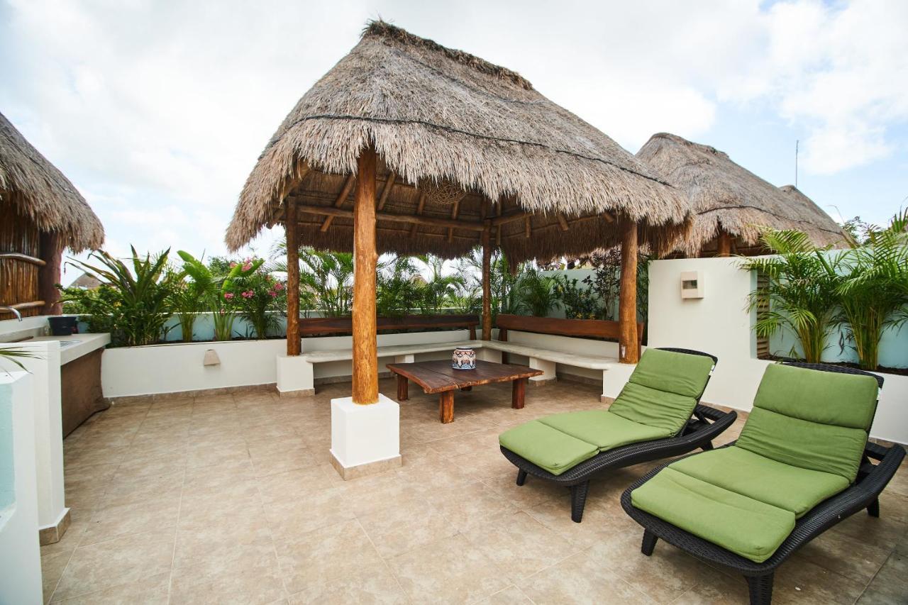 Modern&Spacious 2 bedroom PH, Rooftop&Pool Tulum Exterior foto