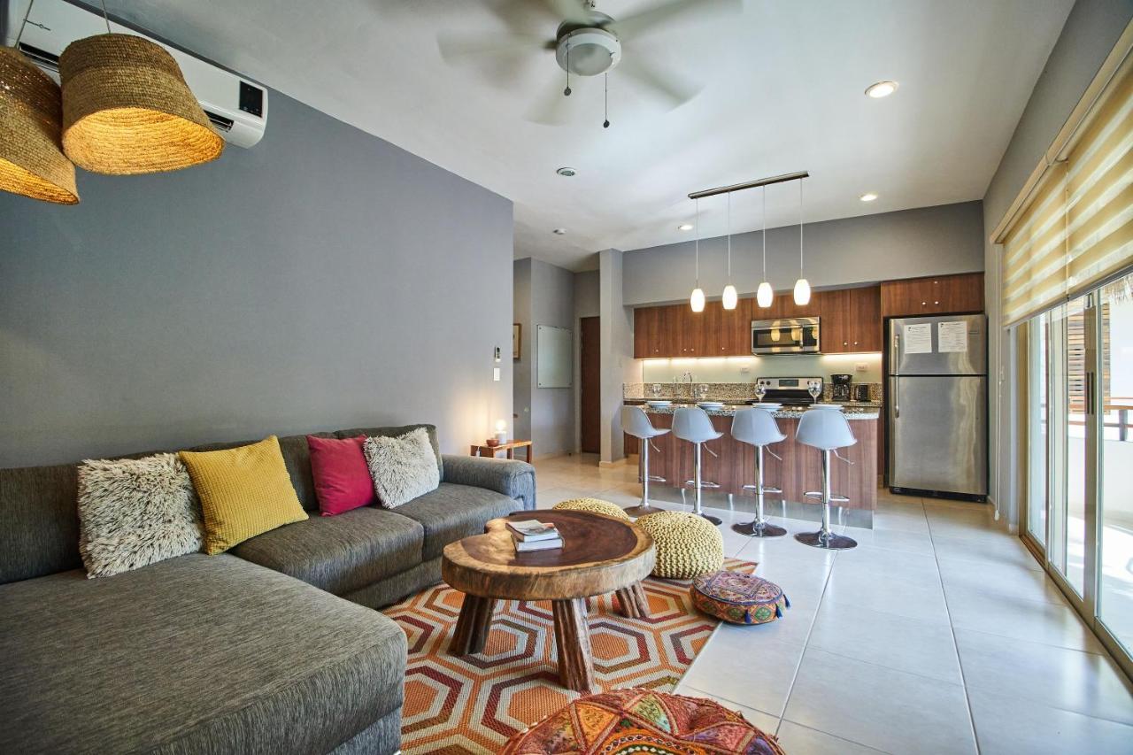 Modern&Spacious 2 bedroom PH, Rooftop&Pool Tulum Exterior foto