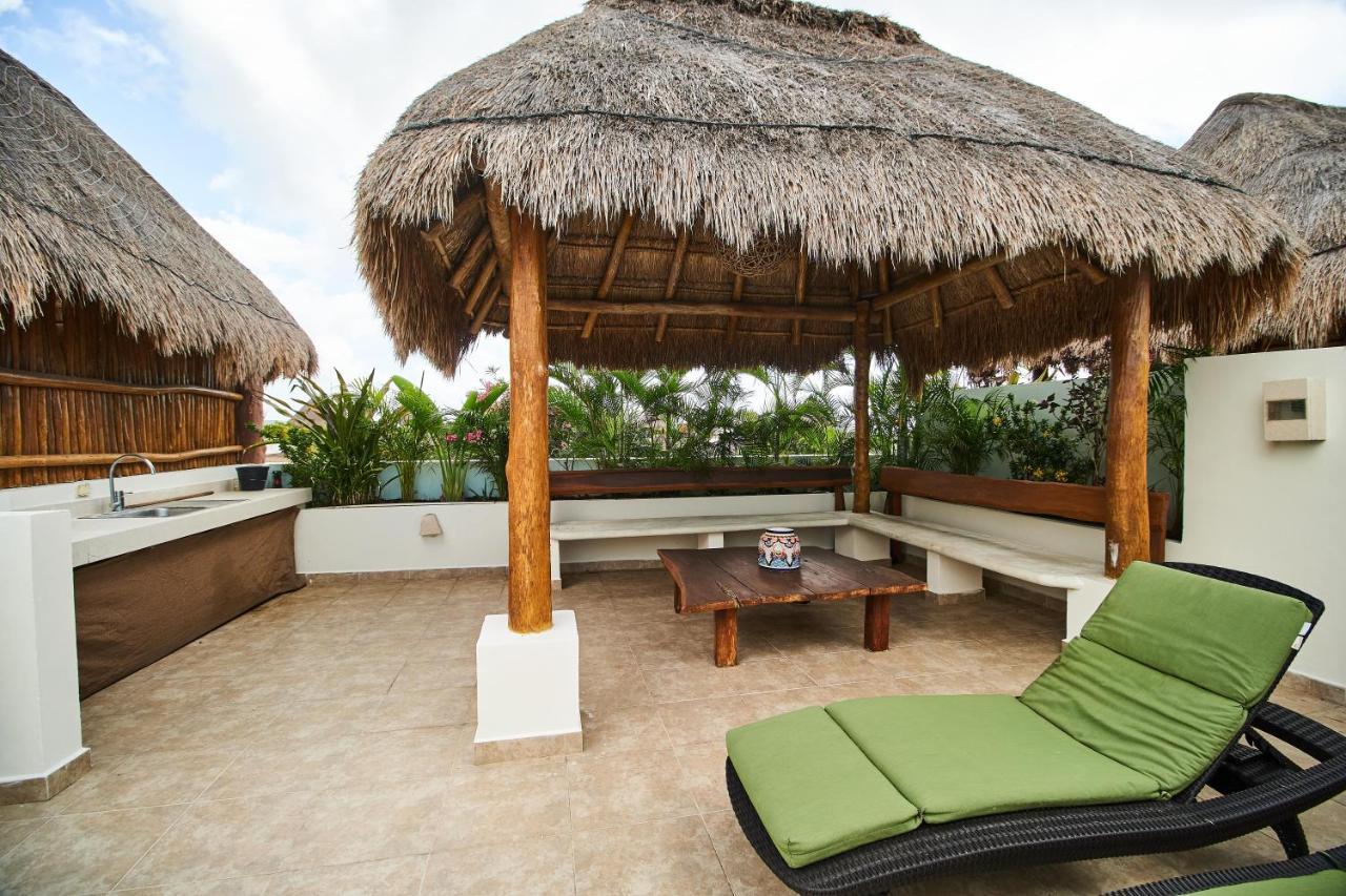 Modern&Spacious 2 bedroom PH, Rooftop&Pool Tulum Exterior foto