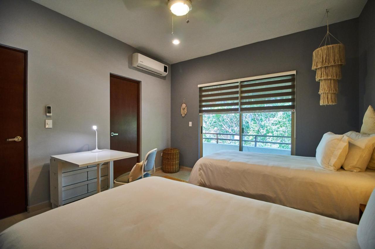 Modern&Spacious 2 bedroom PH, Rooftop&Pool Tulum Exterior foto