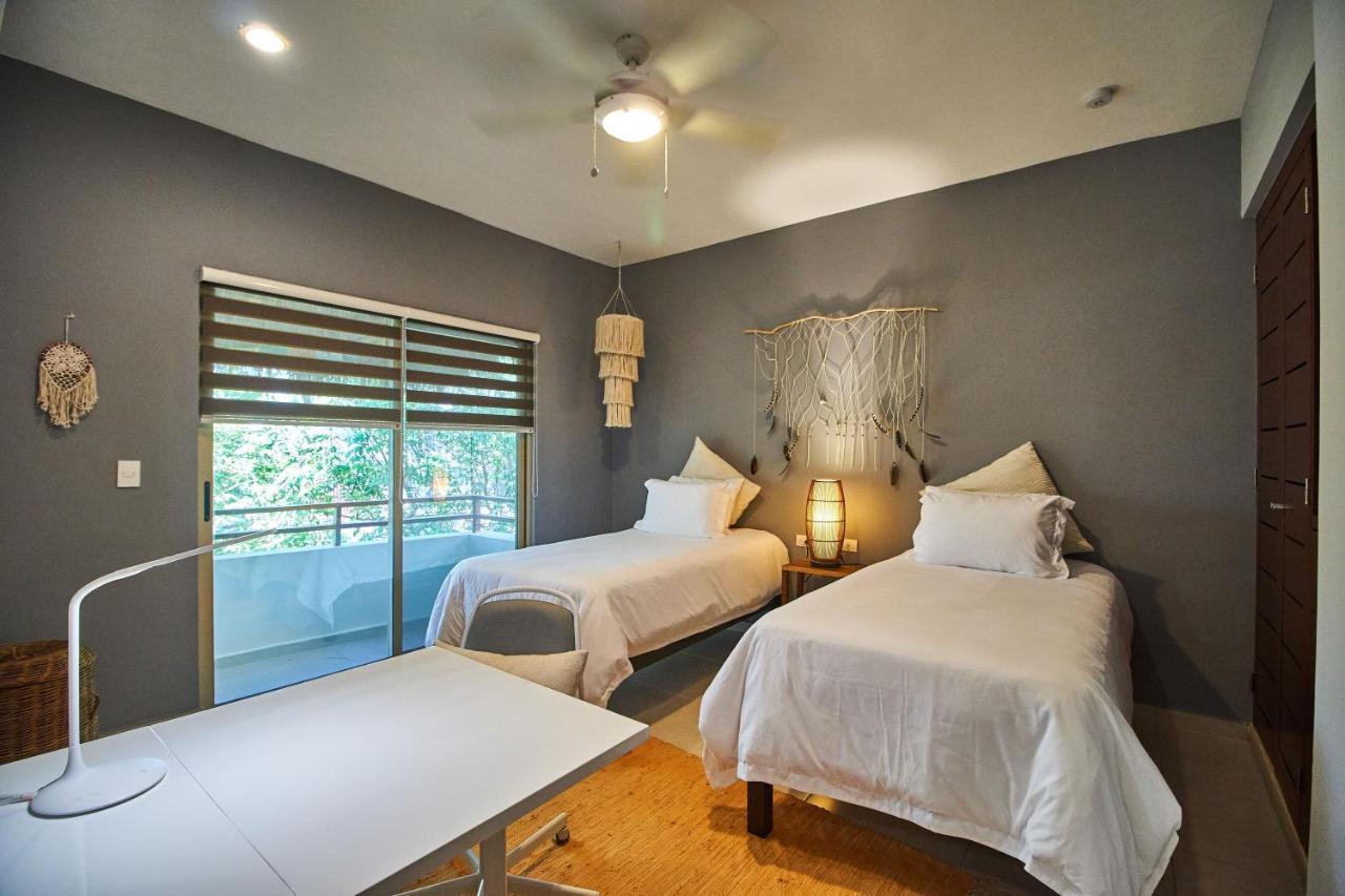 Modern&Spacious 2 bedroom PH, Rooftop&Pool Tulum Exterior foto