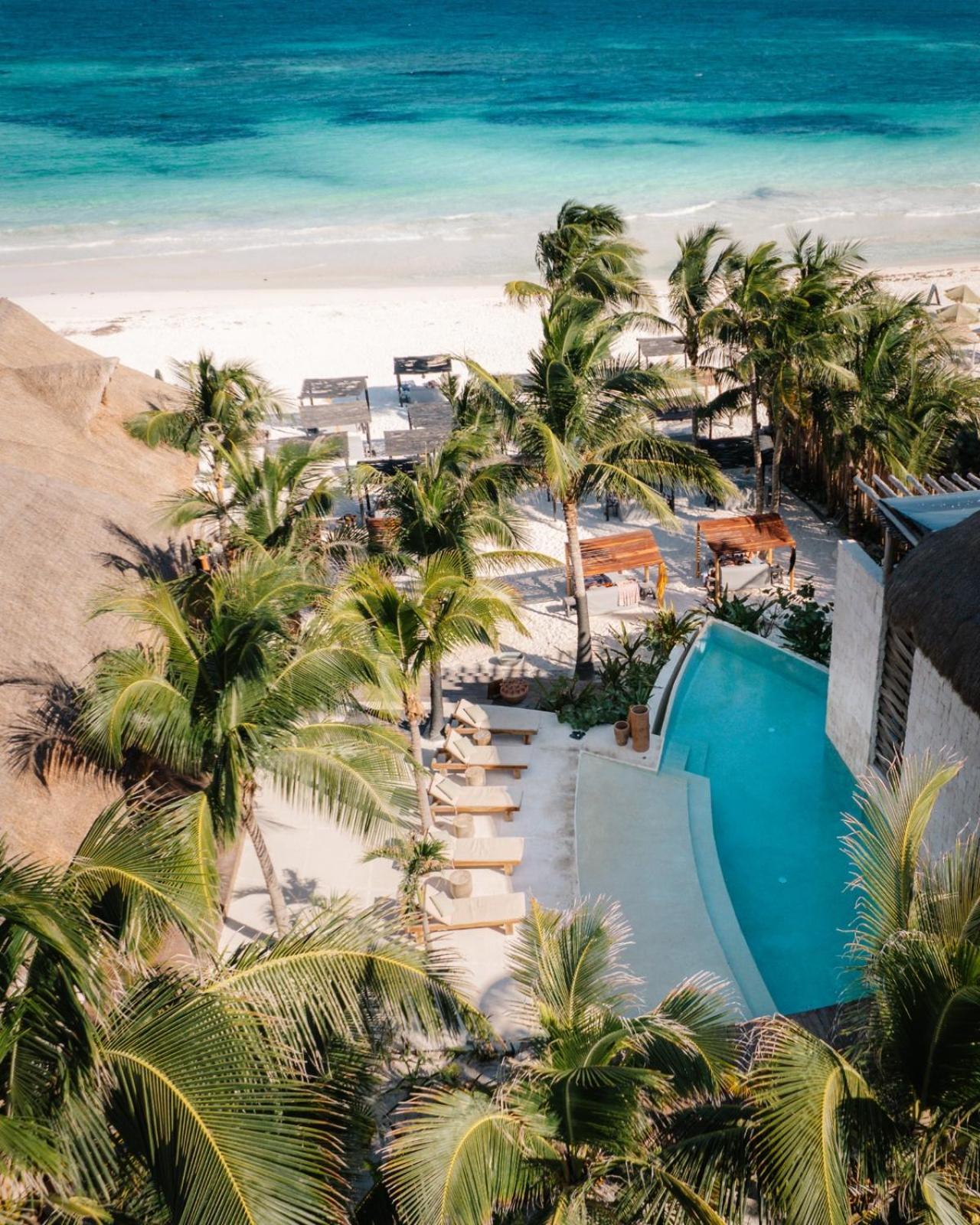 Modern&Spacious 2 bedroom PH, Rooftop&Pool Tulum Exterior foto